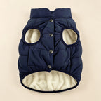 Large Dog Winter Vest Thickened Warm Outerwear Jacket for Cold Weather Fall Winter Dog Coat Windproof Padded Vest for Large Breed Dogs Outdoor Walking