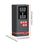Portable Tire Inflator Air Compressor Wireless – USB Rechargeable, Digital Display, LED Light, Multi-Nozzle Adapter, Lithium Battery, Fits Car, Motorcycle, Bicycle, Sports Balls