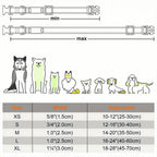 Customizable Reflective Dog Collar with Personalized Name Plate - Padded Nylon Comfort Fit, 12 Color Options, Engraved ID Tag Alternative for Small Medium & Large Dogs, Perfect Personalized Dog Gift for Dog Lovers