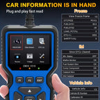 OBD2 Scanner Code Reader Car Diagnostic Tool Engine Fault Code Reader with Live Data Freeze Frame I/M Readiness for All OBDII Protocol Vehicles No Battery Required