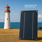 Solar Panel Kit with Battery Charging Controller – Portable Off-Grid Power for Car, RV, Caravan, Camping & Outdoor Use