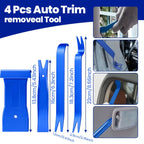 17Pcs Auto Trim Removal Tool Kit with Picks, Pry Tools, Metal Scraper & Magnetic Telescopic Pickup - Car Dash Panel Door Clip Remover Set, Bicycle Maintenance Tools