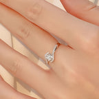 925 Sterling Silver Hollow Celestial Ring for Women – Natural Stone Inlay, Hypoallergenic Vintage Style, Perfect Gift for Valentine's Day, Birthdays & Daily Wear