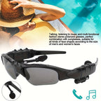 Bluetooth 5.4 Smart Audio Glasses Wireless Headset – Hands-Free Calls & Music, Built-In Condenser Mic, Volume Control, USB Charging, 80mAh Battery, Open Ear Wearable Tech Eyewear for Men & Women