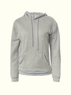 Women's Hoodies Set 2 Piece Long Sleeve Pullover Hoodie Sweatshirt with Pockets Solid Color Cozy Fall Winter Tops XS-XXL