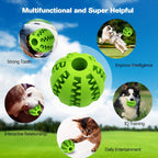 Treat Leaking Ball for Dogs & Cats – Interactive Slow Feeder Puzzle Toy for Mental Enrichment, Molar Teeth Cleaning & Bite Training, Educational Food Dispensing Ball, 2 Sizes, Random Colors