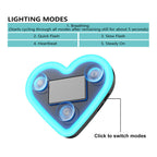 Car Interior LED Mood Lights – Heart & Flower Shaped Neon Ambient Light, USB Powered, Cute Car Window Decoration for Women Girls, Valentine's Day Car Accessories | Velora
