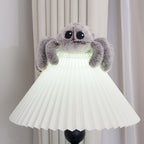 Cute Baby Spider Soft Plush Stuffed Toy Cartoon Movie Character Doll Super Soft Gray Kids Birthday Christmas Gift W-112