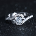 925 Sterling Silver Hollow Celestial Ring for Women – Natural Stone Inlay, Hypoallergenic Vintage Style, Perfect Gift for Valentine's Day, Birthdays & Daily Wear