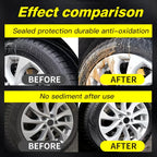 Car Plastic Polish & Tire Coating 400g with Sponge – All-in-One Restorer for Dashboard, Seats & Bumpers, Long-Lasting PVC Formula, Streak-Free Shine, Easy Auto Detailing Application