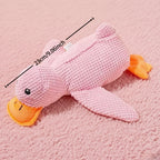 Squeaky Duck Plush Dog & Cat Toy - Interactive Chew Toy with Squeaking Sound, Double-Layer Thick Fabric, Durable Bite Toy for Small Medium Large Pets, Fun Holiday Gift