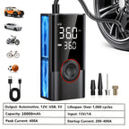 Cordless Digital Tire Inflator 150PSI with Protective Case – Portable Air Compressor Pump for Car Motorcycle Bike SUV Truck, Auto Emergency Kit, Gift for Men & Dad