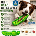 Crocodile Dog Food-Stashing Rubber Chew Toy – Interactive Slow Feeder & Enrichment Foraging Toy for All Breeds, Reusable Treat Dispensing Puzzle Toy, Chew-Resistant, Fun Green Design, Small & Large