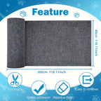 Self-Adhesive Cat Scratching Mat Roll – 15.75x118in Polyester Scratch Guard Tape for Furniture, Sofa, Door & Wall, Durable Cat Scratch Deterrent Sticker, Protects Upholstery, 3 Colors