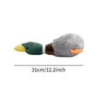 Velvet Goose Squeaky Plush Dog Toy – Soft PV Velvet Sound-Making Pet Toy for Dogs, Cute Goose Design Interactive Chew & Cuddle Toy, Durable Stuffed Animal for Small to Medium Dogs