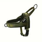 Reflective No-Pull Dog Harness - Adjustable Escape-Proof Vest for Small to Large Dogs, Front & Back Leash Clips, Padded Chest Plate, Easy Step-In Walking Harness