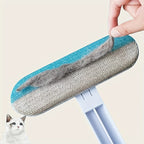 Pet Hair Remover Lint Roller with Long Handle - Multi-Functional Durable Nylon Fur Remover for Cat & Dog Hair on Beds, Sofas, Furniture & Carpets, Reusable Pet Lint Brush for Home Cleaning