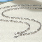 50pcs 18 Inch 304 Stainless Steel Necklace Chains with Lobster Clasp - Tarnish Resistant DIY Jewelry Making Supplies for Pendants, Charms, Bracelets & Keychains, Bulk Chain Set for Crafters