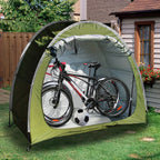Portable Folding Bicycle Storage Tent Shed – Fits 2-3 Bikes, 210D Oxford PU4000 Waterproof & Dustproof, 83"x32"x65", 8-Min Setup, Ideal for Home, Garden & Outdoor Bike Storage