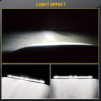 LED Work Light Bar Kit for Off-Road Truck Jeep SUV UTV ATV Tractor – 22" & 10" Light Bar + 4" LED Pods, 2000-3000 Lumens, 12-24V, No Battery Required, Multiple Configurations