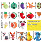 Dog Squeaky Toy Set 5 or 10 Pack - Random Style Interactive Plush Chew Toys for All Breed Sizes, Cute Patterns for Teeth Grinding and Boredom Relief, No Battery Required
