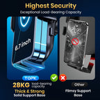 Universal Car Phone Holder Dashboard Mount - Adjustable Cell Phone Car Mount for iPhone, Samsung & All Android Smartphones, Stable Dash Mount with Flexible Viewing Angles, Easy One-Hand Operation