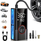 Cordless Digital Tire Inflator 150PSI with Protective Case – Portable Air Compressor Pump for Car Motorcycle Bike SUV Truck, Auto Emergency Kit, Gift for Men & Dad