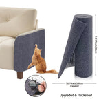 Cat Scratch Furniture Protectors Self-Adhesive - Trimmable Sofa & Wall Scratch Guards, Durable Cat Scratching Deterrent Pads for Couch, Chair, Door Frame