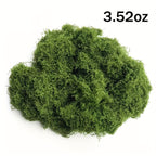 Realistic Artificial Moss for Terrariums Miniatures and Landscapes - Fake Moss for Potted Plants Dollhouse Diorama Model Railroad Aquarium and Miniature Ecosystems, Low Maintenance, 4 Sizes 0.35oz to 3.52oz