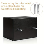 0.2 Cubic Foot Electronic Digital Safe Box with Fireproof Money Bag – Keypad Lock Home Security Safe for Cash, Jewelry, Documents & Valuables, Compact Office & Bedroom Safe
