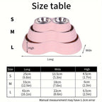 Stainless Steel Double Pet Bowl - Food & Water Dual Bowl Set for Small Medium Large Dogs & Cats, Durable Non-Rust Cat & Dog Food Bowl