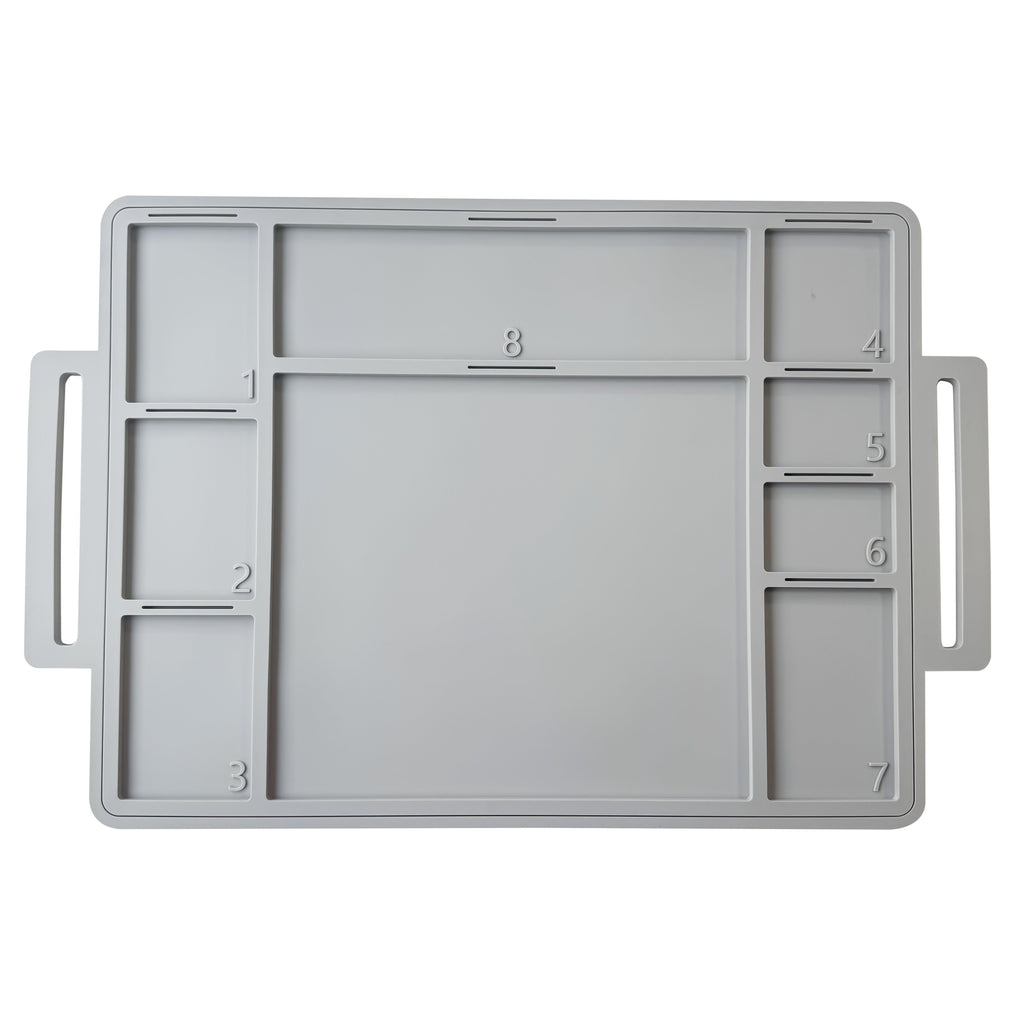 Building Brick Sorting Tray with Numbered Compartments Organizer for LEGO Bricks Sort Label Store Faster Smarter Build Multiple Colors Available