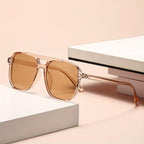 3pcs Rectangular Leopard Print Sunglasses for Women – Dual Bridge Reflective Mirror Lens PC Frame Fashion Eyewear Set for Daily Wear Summer Festival Birthday Mother's Day Gift