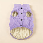 Large Dog Winter Vest Thickened Warm Outerwear Jacket for Cold Weather Fall Winter Dog Coat Windproof Padded Vest for Large Breed Dogs Outdoor Walking