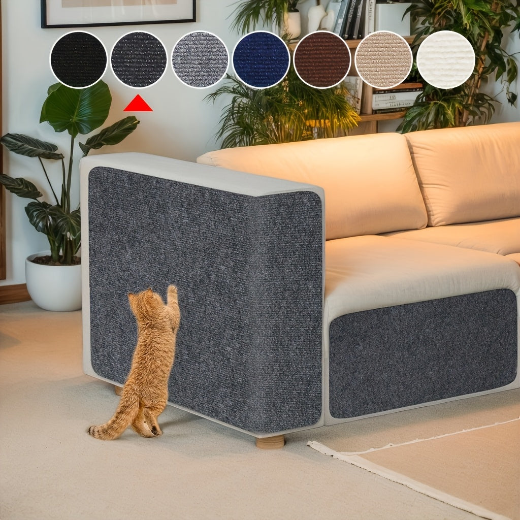 Self-Adhesive Cat Scratching Post Wall Mounted - Removable Indoor Cat Scratcher Furniture Protector for Walls, Sofas & Chairs, Modern Sisal Scratching Board Easy to Install, 6 Colors (15.75"x39.37")