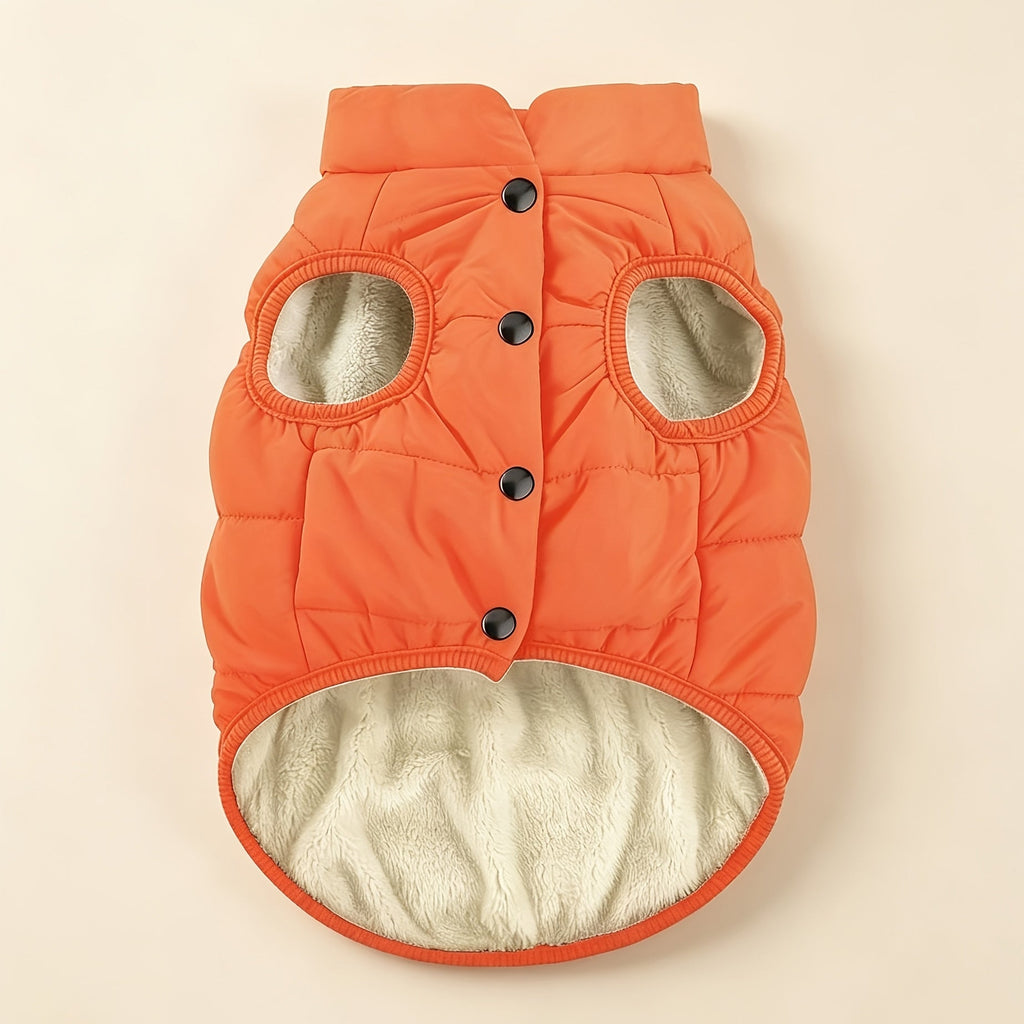 Large Dog Winter Vest Thickened Warm Outerwear Jacket for Cold Weather Fall Winter Dog Coat Windproof Padded Vest for Large Breed Dogs Outdoor Walking