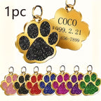 Custom Engraved Pet ID Tag for Dogs & Cats – Personalized Alloy Name & Phone Number Tag to Prevent Loss, Durable Anti-Lost ID Collar Tag for Cats and Dogs