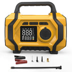 7000A Portable Jump Starter with Air Compressor – 8-in-1 Car Battery Booster, 150PSI Auto-Stop Tire Inflator, Power Bank, LED Emergency Light – Fits Gas up to 9L & Diesel up to 8.5L, 12V Vehicles