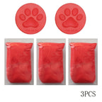 Pet Paw Print Keepsake Kit 3 Pack - Soft Clay for Dog Cat Paw Prints & Fingerprint Impressions, Handprint Footprint Memorial Gift for Pet Loss, 2.33oz per Bag