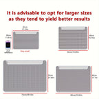 Cat Litter Mat with Double-Layer Filtration – Anti-Tracking Litter Trapping Mat Prevents Spills & Mess Outside the Box, Easy-Clean Waterproof Cat Litter Rug