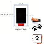 Paw Print Ink Pad Kit for Dogs & Cats – 3-Pack Quick-Dry Black Ink Pet Paw Impression Mat, Permanent Keepsake Stamp for New Pet Owners, Vet Visits & Memorial Gifts