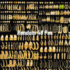 48 Pairs Boho Gold Tone Earring Set for Women – Assorted Minimalist Vintage Studs, Hoops & Dangles – Perfect for Casual, Parties, Holidays & Gifts